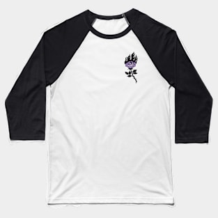 Purple Rose Baseball T-Shirt